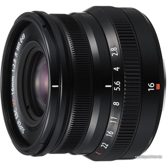 Объектив FujiFilm FUJINON XF 16mm F2.8 R WR (черный)