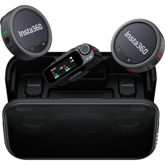 Беспроводная радиосистема Insta360 Mic Pro (2TX+1RX, черный) Беспроводная радиосистема Insta360 Mic Pro (2TX+1RX, черный)