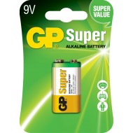 Батарея GP Super Alkaline 1604A 6LR61 9V (1шт)