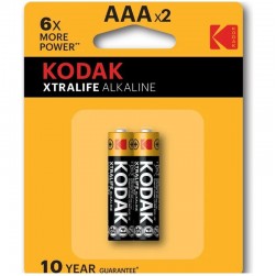 Батарейка Kodak Xtralife Alkaline AAA (LR3) 2 шт