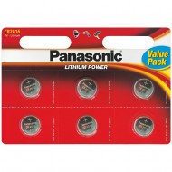 Panasonic CR2016 литиевая батарея, 3 V, 90 mAh 6шт