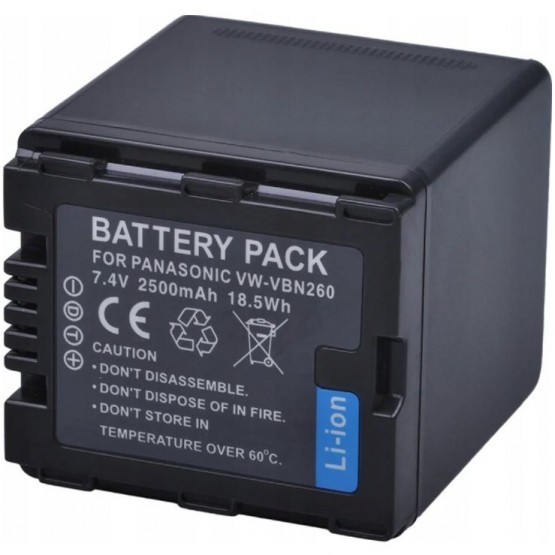 Аккумулятор Zarrumi Panasonic VW-VBN260 (аналог)