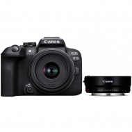 Фотоаппарат Canon EOS R10 RF-S 18-45mm F4.5-6.3 IS STM + адаптер крепления EF-EOS R