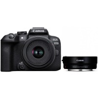 Фотоаппарат Canon EOS R10 RF-S 18-45mm F4.5-6.3 IS STM + адаптер крепления EF-EOS R