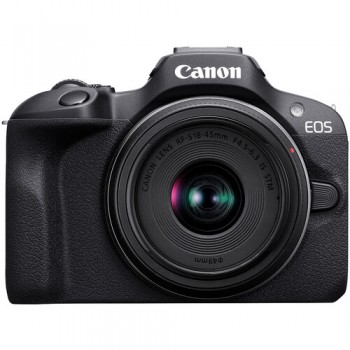 Фотоаппарат Canon EOS R100 Kit 18-45mm F4.5-6.3 IS STM + адаптер крепления EF EOS-R