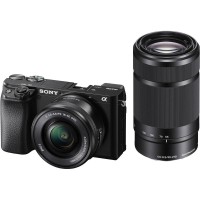 Фотоаппарат Sony Alpha a6400 Double Kit 16-50mm + 55-210mm (черный)