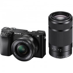 Фотоаппарат Sony Alpha a6400 Double Kit 16-50mm + 55-210mm (черный)