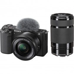 Фотоаппарат Sony ZV-E10 Double Kit 16-50mm + 55-210mm (черный)