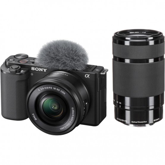 Фотоаппарат Sony ZV-E10 Double Kit 16-50mm + 55-210mm (черный)