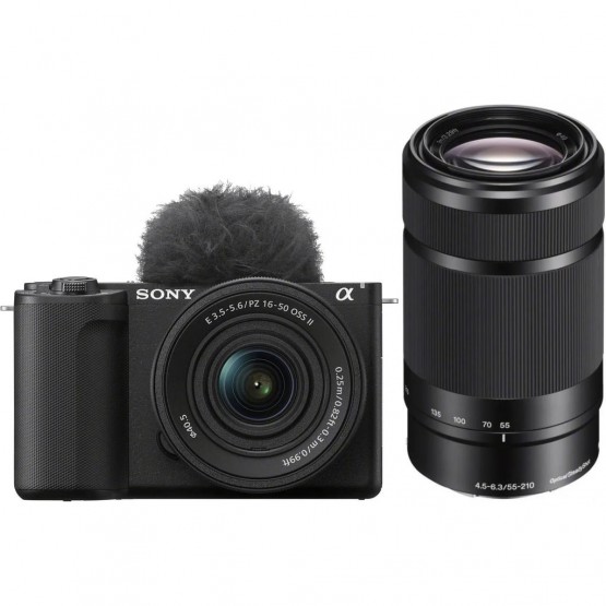 Фотоаппарат Sony ZV-E10 II Double Kit 16-50mm + 55-210mm (черный)
