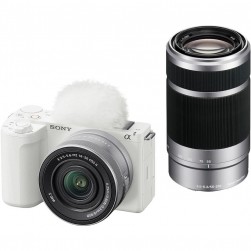 Фотоаппарат Sony ZV-E10 II Double Kit 16-50mm + 55-210mm (белый)