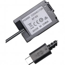 Каплер для камер с аккумулятором EN-EL25 (USB Type-C) аналог Nikon EP-5G, Zarrumi