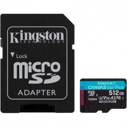 Карта памяти Kingston Canvas Go! Plus microSDXC 512Gb (SDCG3/512GBSP)