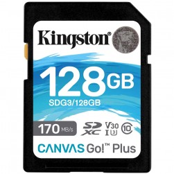 Карта памяти Kingston Canvas Go! Plus SDXC 128GB