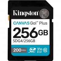 Карта памяти Kingston Canvas Go! Plus SDXC 256GB SDG4/256GB