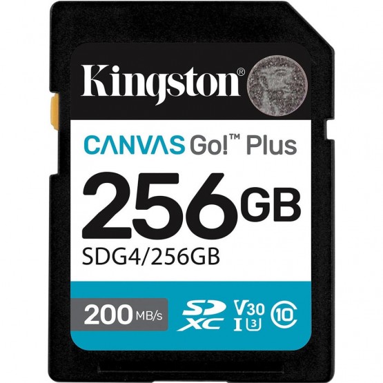 Карта памяти Kingston Canvas Go! Plus SDXC 256GB SDG4/256GB