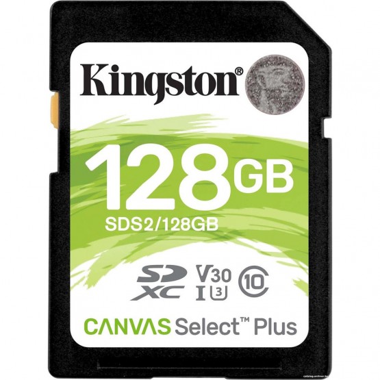 Карта памяти Kingston Canvas Select Plus SDXC 128Gb (SDS2/128GB)
