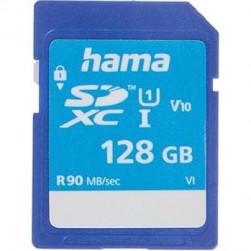 Карта памяти Hama SDXC 128Gb UHS-I U1 V10