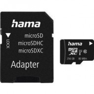 Карта памяти Hama microSDXC 256Gb UHS-I U1 V10