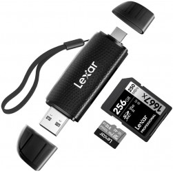 Карт-ридер Lexar microSD / SD card reader USB-A / USB Type-C 3.2 Gen 1 (2 в 1)