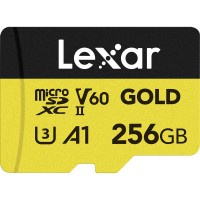 Карта памяти Lexar Professional Gold microSDXC 256Gb UHS-II U3 V60 280/180