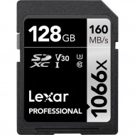 Карта памяти Lexar 128GB Professional 1066x SDXC UHS-I