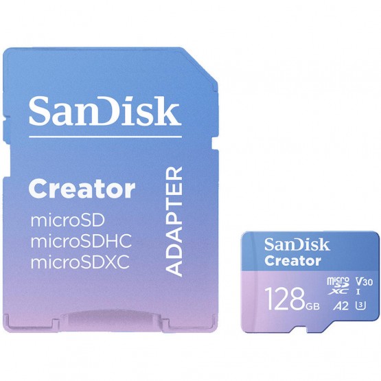 Карта памяти SanDisk Creator microSDXC 128GB (SDSQXAA-128G-GN6MS) Карта памяти SanDisk Creator microSDXC 128GB (SDSQXAA-128G-GN6MS)