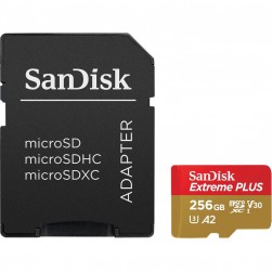 Карта памяти SanDisk Extreme PLUS microSDXC SDSQXBD-256G-GN6MA 256GB (с адаптером) Карта памяти SanDisk Extreme PLUS microSDXC SDSQXBD-256G-GN6MA 256GB (с адаптером)