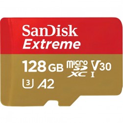 Карта памяти SanDisk Extreme microSDXC 128GB (SDSQXAA-128G-GN6MN)