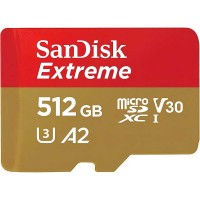Карта памяти SanDisk Extreme microSDXC 512Gb (SDSQXAV-512G-GN6MN)