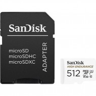 Карта памяти SanDisk High Endurance microSDXC SDSQQNR-512G-GN6IA 512GB Карта памяти SanDisk High Endurance microSDXC SDSQQNR-512G-GN6IA 512GB