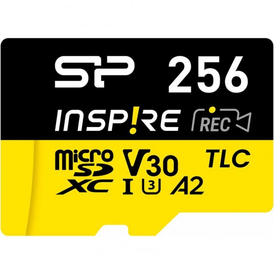 Карта памяти Silicon Power Inspire microSDXC SP256GBSTXLA2V1N 256GB