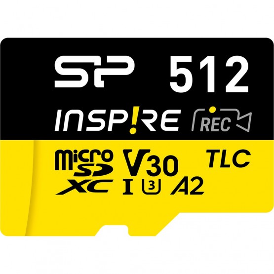 Карта памяти Silicon Power Inspire microSDXC SP512GBSTXLA2V1NSP 512GB