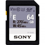 Карта памяти Sony SF-E64A SDXC 64Gb UHS-II U3 270/45