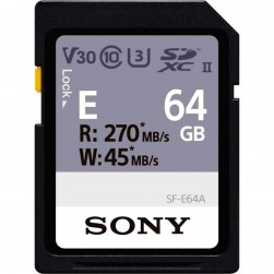 Карта памяти Sony SF-E64A SDXC 64Gb UHS-II U3 270/45