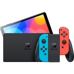 Игровая приставка Nintendo Switch OLED Черный с неоновыми Joy-Con