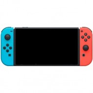 Игровая приставка Nintendo Switch OLED (черный, с неоновыми Joy-Con)