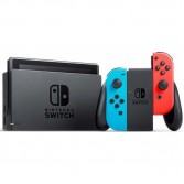Игровая приставка Nintendo Switch (черный, с неоновыми Joy-Con)
