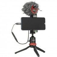 Переходник-адаптер Boya BY-K9 с 3.5 мм TRRS (мама) на USB Type-C (папа)