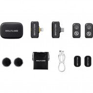 Радиосистема Hollyland LARK A1 Combo Verison (темно-серый)