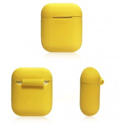 Чехол силиконовый для Apple AirPods, AirPods 2 (желтый)
