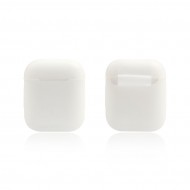 Чехол силиконовый для Apple AirPods, AirPods 2 (прозрачный матовый)