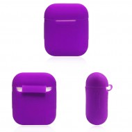 Силиконовый чехол для Apple AirPods, AirPods 2 Фиолетовый