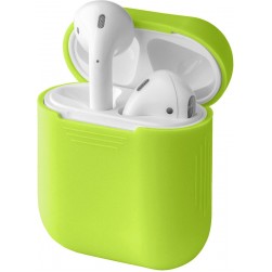 Чехол силиконовый для Apple AirPods, AirPods 2 (салатовый)