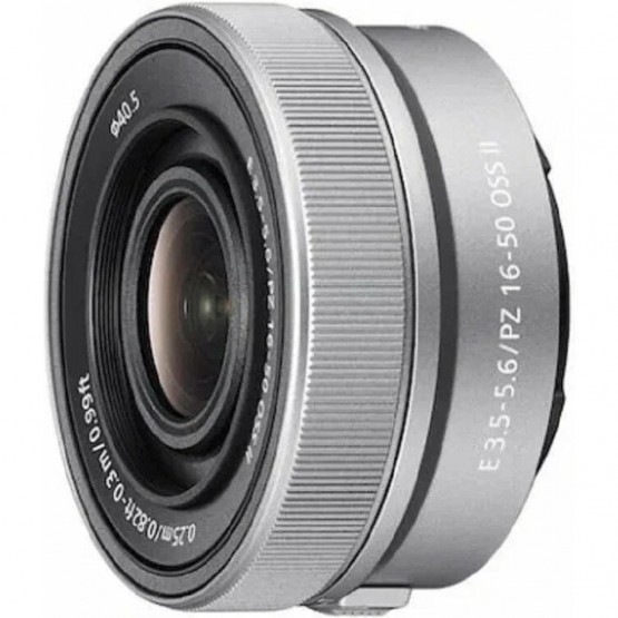 Объектив Sony E PZ 16-50mm f/3.5-5.6 OSS II (серебристый)