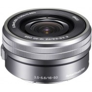 Объектив Sony E PZ 16-50mm f/3.5-5.6 OSS (SELP1650) Серебристый
