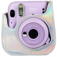 Чехол Rumi Pixie для Fujifilm Instax mini 11/12 (переливающийся серебристый)