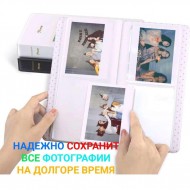 Альбом Rumi Memories L для Instax Wide 65 снимков (розовый)