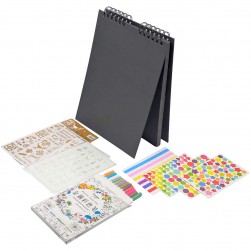 Фотоальбом с комплектом стикеров и наклеек Rumi Creative Super Kit