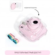 Чехол и ремень Rumi SnapLink (Clear) для Fujifilm Instax mini 12